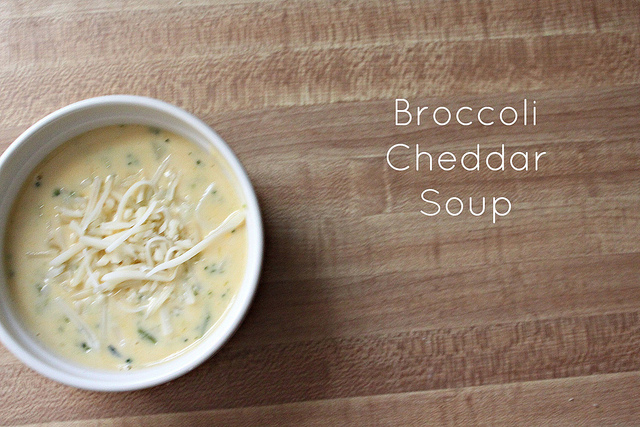 broccoli cheddar soup