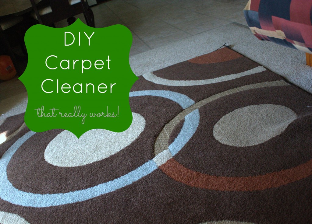 DIY carpet cleaner