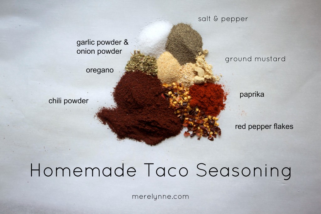 homemade taco seasoning recipe