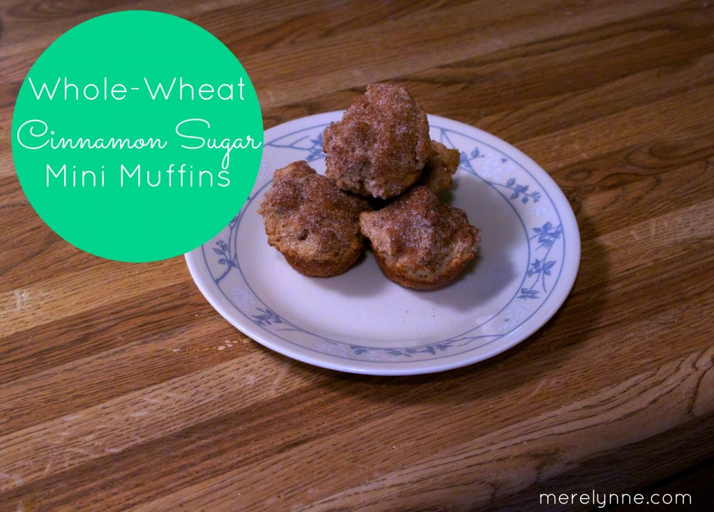 Whole Wheat Cinnamon Sugar Muffins