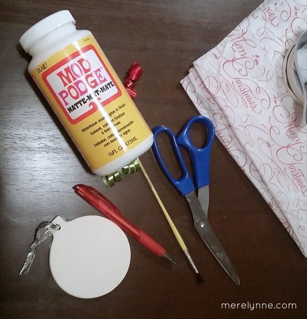 DIY Christmas photo ornament how to