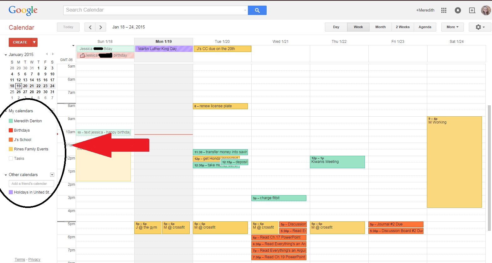 How to Use Google Calendar to Organize Your Life - Meredith Rines