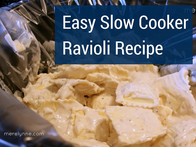 Easy Slow Cooker Ravioli Recipe