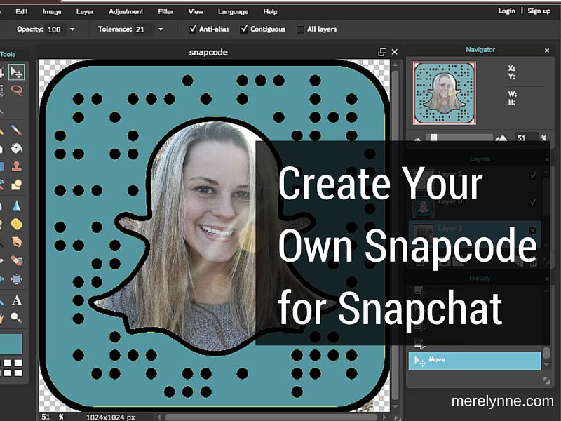 Create Your Own Snapcode for Snapchat