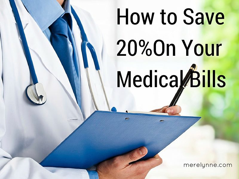 How to Save 20% On Your Medical Bills