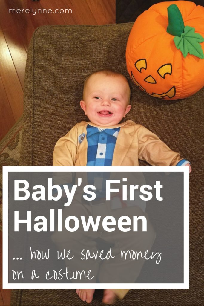 baby's first halloween, save money on a halloween costume