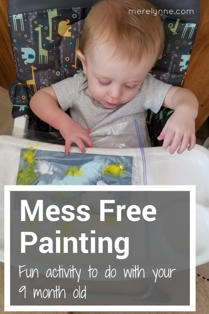 Mess Free Painting for Toddlers - Kids of all ages can do this fun