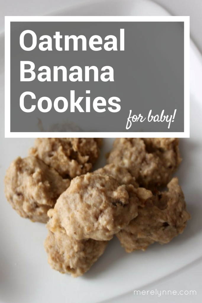 oatmeal banana cookies for baby