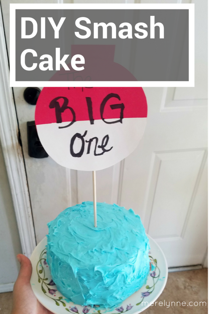 gone fishing birthday, diy smash cake, first birthday party, birthday party on a budget, meredith rines