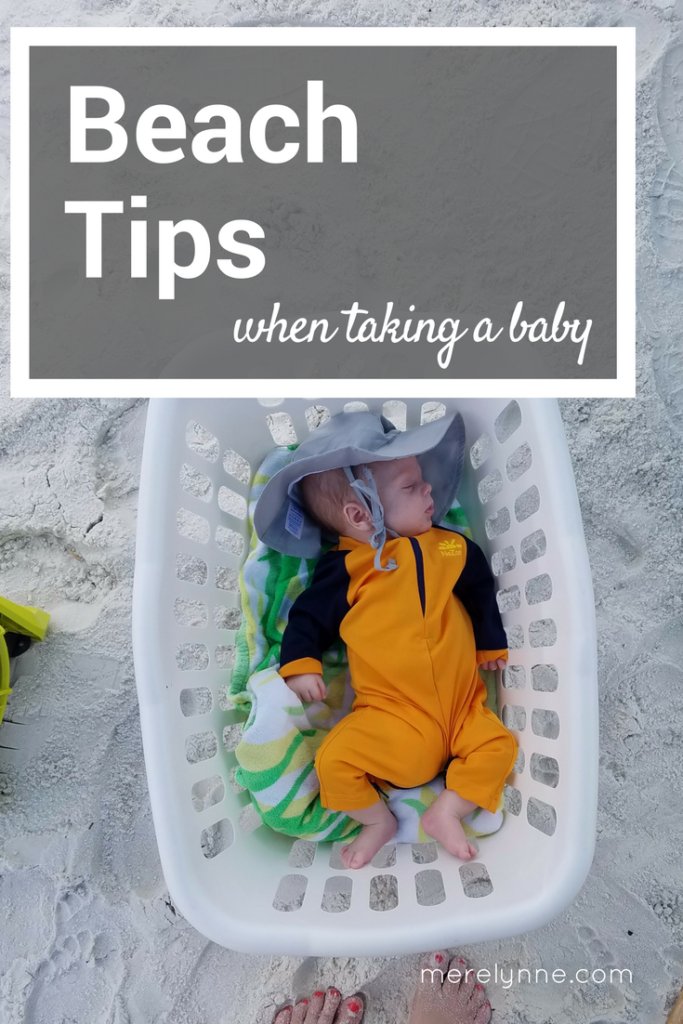 beach tips for baby, baby beach tips, taking newborn to beach