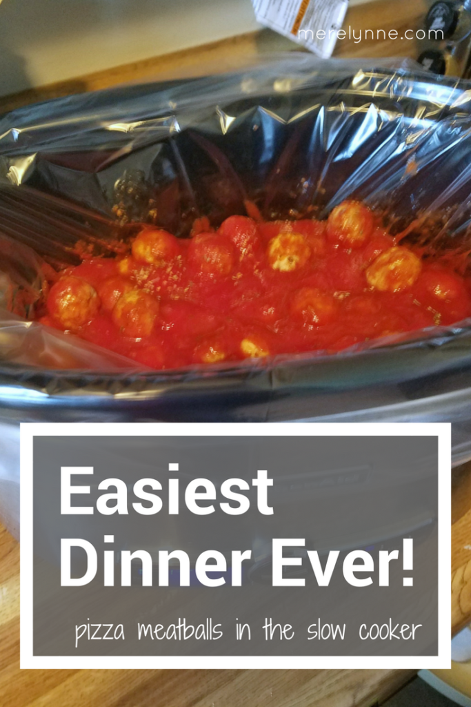 slow cooker meal, meatballs in the slow cooker, easy dinner in the crockpot