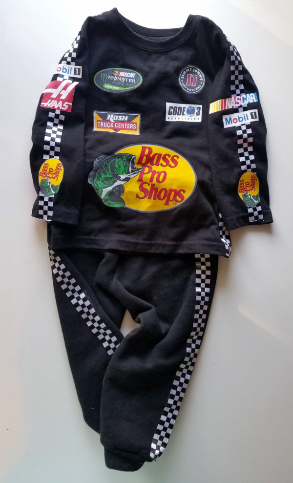 DIY NASCAR Costume for a Toddler - Meredith Rines