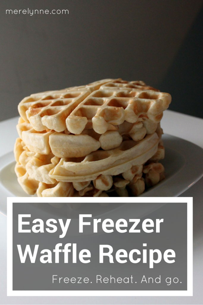 easy freezer waffle recipe, freezer waffle recipe, waffle recipe, easy breakfast ideas, meredithrines, merelynne