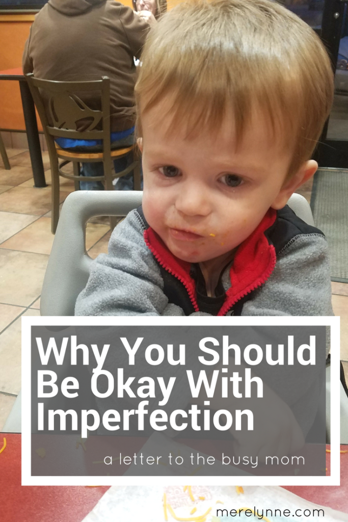okay with imperfection, busy mom, meredith rines, merelynne