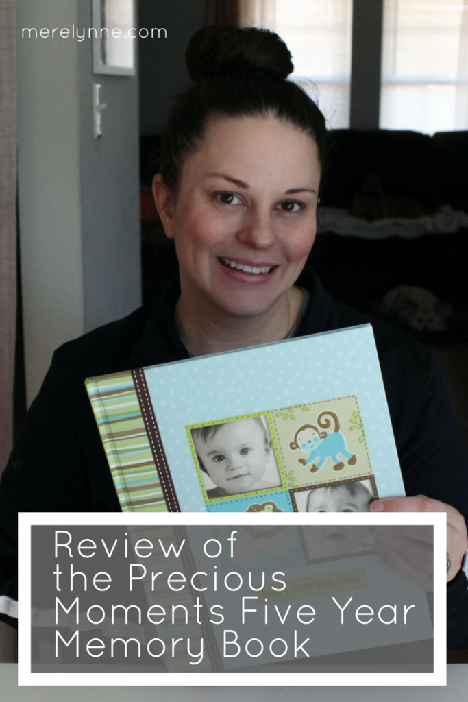 review of the Precious Moments Memory Book and Keepsake Box, Precious Moments Memory Book and Keepsake Box, five year memory book, five year baby book, meredith rines, merelynne