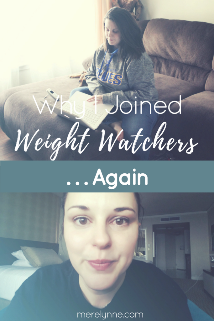 why i joined weight watchers, second time on weight watchers