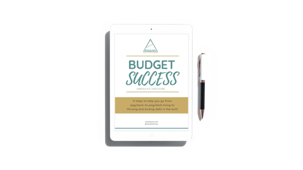 grab budget success checklist