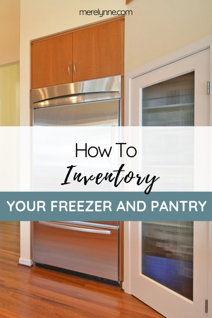 how to inventory your freezer and pantry