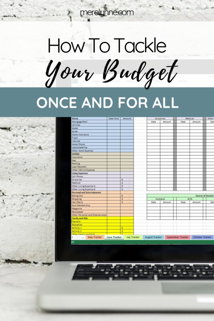 how to tackle your budget once and for all