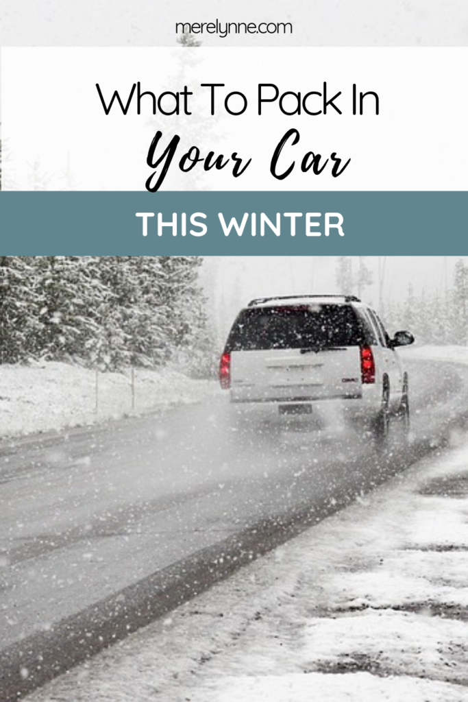what to pack in your car during the winter